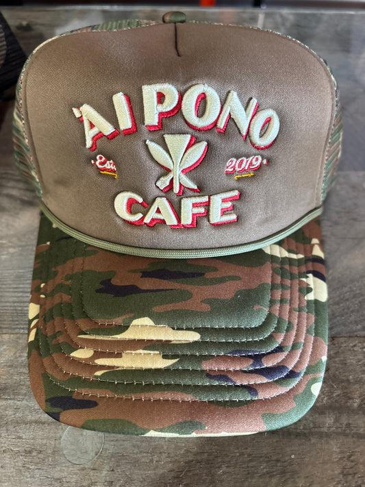 ‘Ai Pono Cafe Trucker Hat
